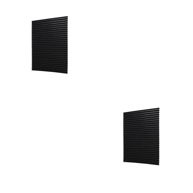 Decodeary Window Blinds Shade Set Accessory Kitchen Living Room Curtain Accessory Kit Blackout Part Hardware Accessories 90cmx180cm Black 2Set