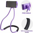 thumbnail image 3 of Soporte ajustable CHAO Lazy Neck 360 soporte universal para teléfono móvil de escritorio brazo largo flexible blanco, 3 of 5
