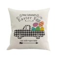 thumbnail image 1 of Fiudx Ofertas Del Día Funda De Almohada Para El Día De Pascua, Funda De Almohada Para Sofá Y Sala De Estar Con Tema De Conejo, 1 of 5