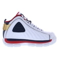 thumbnail image 2 of Fila Grant Hill 2 Gb Gs Boys Shoes Size 4.5, Color: White/Black/Red, 2 of 5