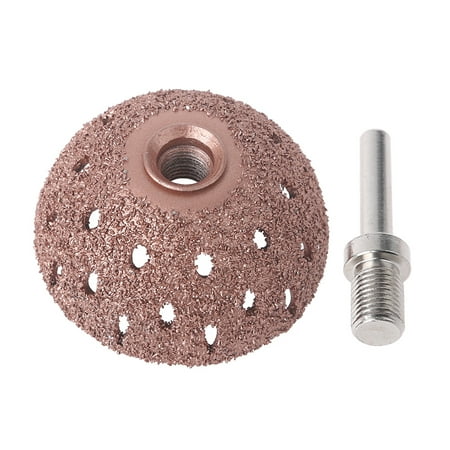 

JUNTEX 1pc Buffing Wheel Tungsten Carbide Rasp / Contour Cup with Arbor Adaptor Wheel Grind Grinding Head Professional Repair Tool with Arbor Adaptor 42mm/55mm