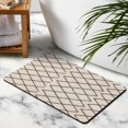 thumbnail image 4 of Experience Top-tier Comfort with our Non-Slip 20x32in Tribal Style Bath Rug Runner - Soft Luxury Microfiber, Easy to Clean Bathroom Rugs. Perfect for Tub and Shower!, 4 of 5