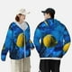 thumbnail image 4 of Fotbe Sports Tennis Ball Chaqueta con Protección Solar UPF 50+ para Hombre y Mujer, Camisa con Capucha y Bolsillos-Medium, 4 of 7