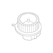 Genuine OE Volkswagen HVAC Blower Motor Assembly - 1K1-819-015-F