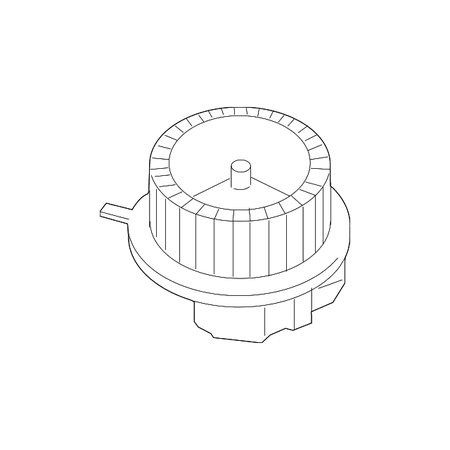 Genuine OE Volkswagen HVAC Blower Motor Assembly - 1K1-819-015-F