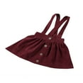 thumbnail image 2 of Toddler Baby Girl Suspender Skirt  Cute Adjustable Strap Button Front Overall Skirt, 2 of 7