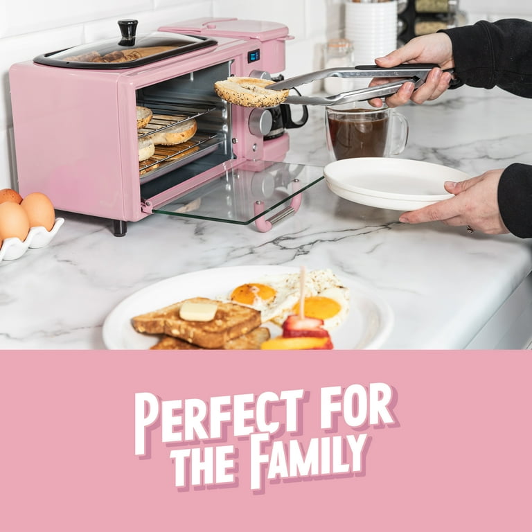 Nostalgia 3-in-1 Retro Breakfast Station - Includes 5 Cup Coffee
