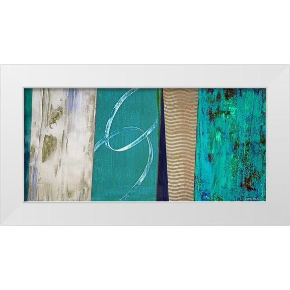 Baker, John 24x13 White Modern Wood Framed Museum Art Print Titled - Favorite Tie Jade