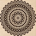 thumbnail image 1 of Ahgly Company Tapis d'Intérieur Lavable en Machine Carré Transitionnel Pêche Orange Profond, 4 Pieds Carré, 1 of 7