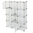 thumbnail image 6 of 12 Cube Shelf with Doors Closet Organizer Plastic Modular Cube Storage Shelves Toys/Book Organizer Stackable Storage & Organization Cabinet, 6 of 6