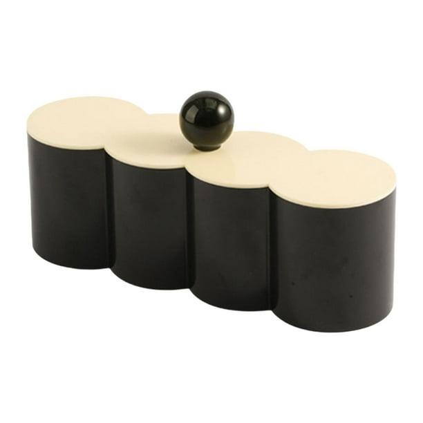 Caja de almacenamiento para hisopos de algodón, organizador de cosméticos, dispensador multifuncional para algodón. Estilo A