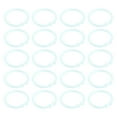 thumbnail image 3 of Plastic Rings, 20 Pieces Practical Useful Book Rings Textured Elegant Flexible Durable  For Document For Cards For Notebook Pink,Yellow,Green,Blue, 3 of 8