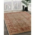 thumbnail image 2 of Ahgly Company Indoor Rectangle Mid-Century Modern Chestnut Red Oriental Area Rugs, 4' x 6', 2 of 6