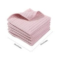thumbnail image 3 of LHNFT 5 Pack Waffle Weave Microfiber Cleaning Cloth for Dusting Absorbent Towel Quick Drying Dust Rags Household Kitchen, Lint Free Streak Free,10 x 10 Inches, 3 of 8