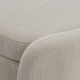 thumbnail image 2 of Modrest Erin - Modern Cream Fabric Storage Ottoman, 2 of 7