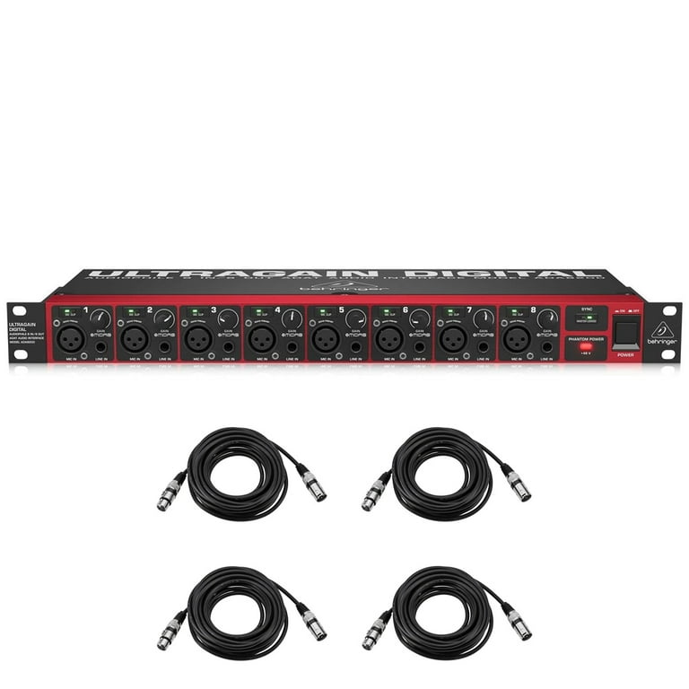 Behringer Ultragain Digital ADA8200 Audiophile 8 In/8 Out ADAT