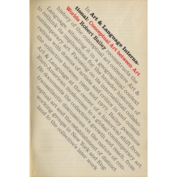 Art & Language International: Conceptual Art between Art Worlds, (Paperback)