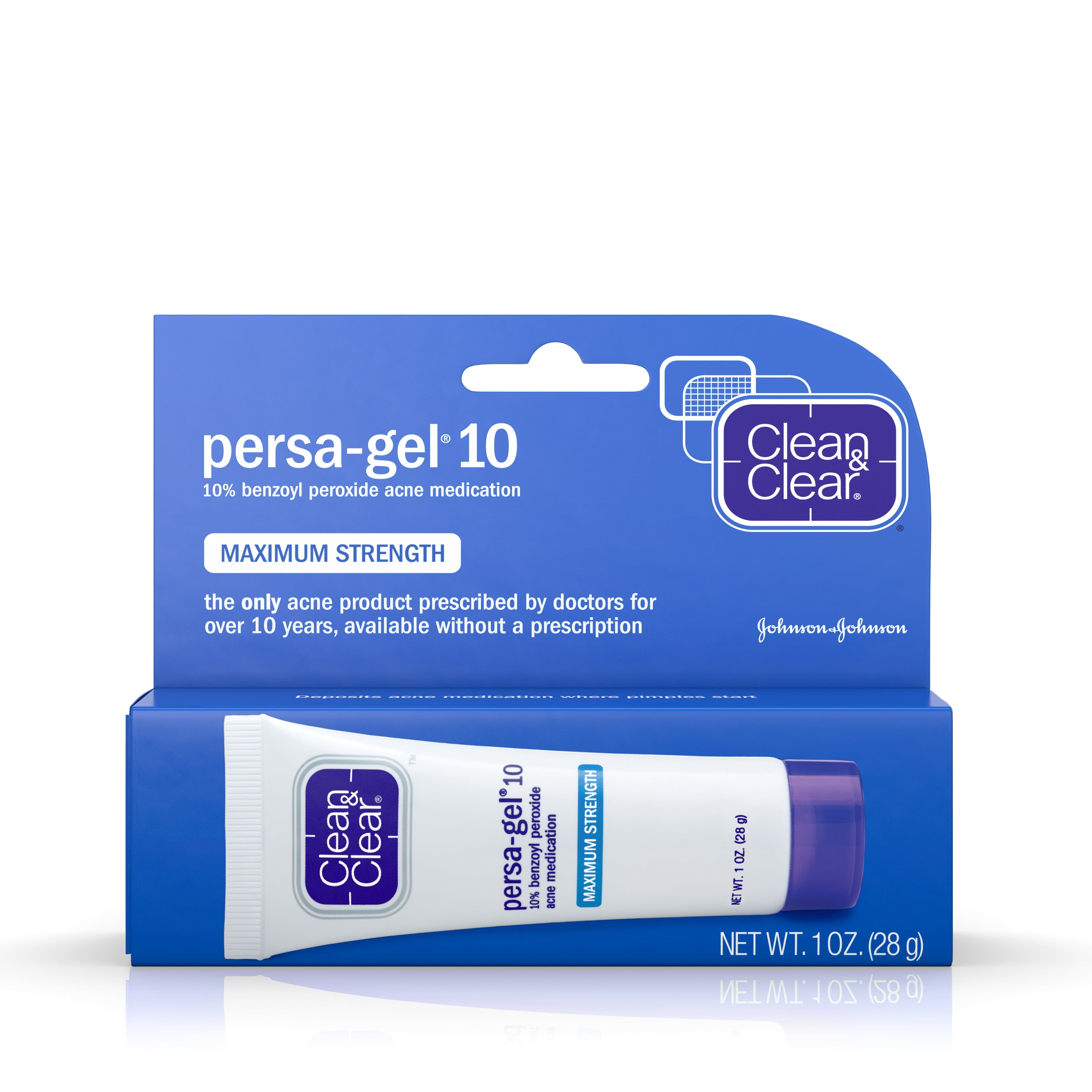 Clean & Clear Persa-Gel 10 Acne Medication with Benzoyl Peroxide, 1 oz