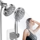 thumbnail image 1 of Doble Regaderas para Baño Alta Presion 5" Cabezal de Ducha de 8+2 Modos Regadera de Telefono para Baño Ducha de LLuvia Regadera de Mano con Manguera de 1,5 Metros Regadera Fijas de 8 Modo, 1 of 8