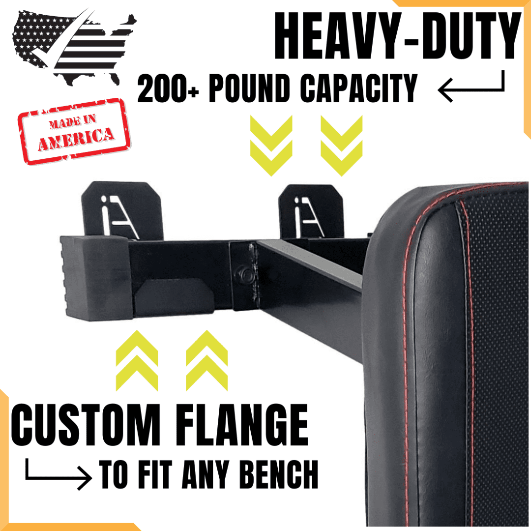 (2 pack) Iron American Multi-Purpose Gym Storage Wall Brackets