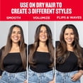 thumbnail image 6 of Revlon Revive & Shine Half Barrel Heated Brush to Refresh Hair on Non-Wash Days, 6 of 8