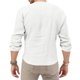 thumbnail image 4 of Blusas y camisas de manga larga con cuello en V Camisa formal con estampado de color para hombre N Blusa y camisa de manga larga con cuello vuelto Blusa para hombre, 4 of 7