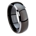 thumbnail image 5 of MABELLA Couple Rings Black Men’s Titanium Matching Band Women CZ Stainless Steel Engagement Wedding Sets, 5 of 7