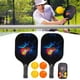 thumbnail image 5 of Juego de pickleball raquetas de pickle de fibra de vidrio con mango antideslizante 4 bolas para entrenamiento, 5 of 7