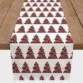 thumbnail image 2 of Creative Products Christmas Tree Plaid Pattern 16x90 Poly Twill Table Runner, 2 of 3