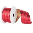 thumbnail image 3 of Vickerman 6" Gold-Cream Diamond Lame Christmas Ribbon -Q145012, 3 of 4