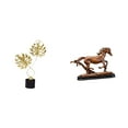 thumbnail image 1 of Estatua de hoja,Estatua de hoja para decoración del hogar,artesanías y obras de arte,Figura de caballo,Figura coleccionable de caballo en miniatura,Adorno de caballo de resina,estatua de, 1 of 8