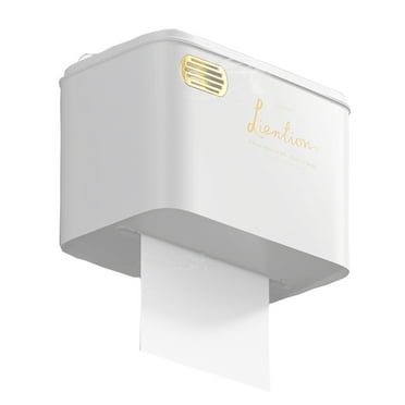 ATSAMFR Wall Mounted Toilet Paper Box With Aromatherapy Function,Wall Mounted Waterproof Tissue Box,Wall-Mount Multifuctional Toilet Tissue Box for Bathroom.