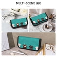 thumbnail image 5 of Fotbe Cute Cat Paw And Dog Pattern Pencil Case,Canvas Pen Case, Multi- Slot Pencil Pouch, Portable Pencil Bag, Pen Case for& Office, Makeup Bag ,Zipper Pouch, 5 of 6