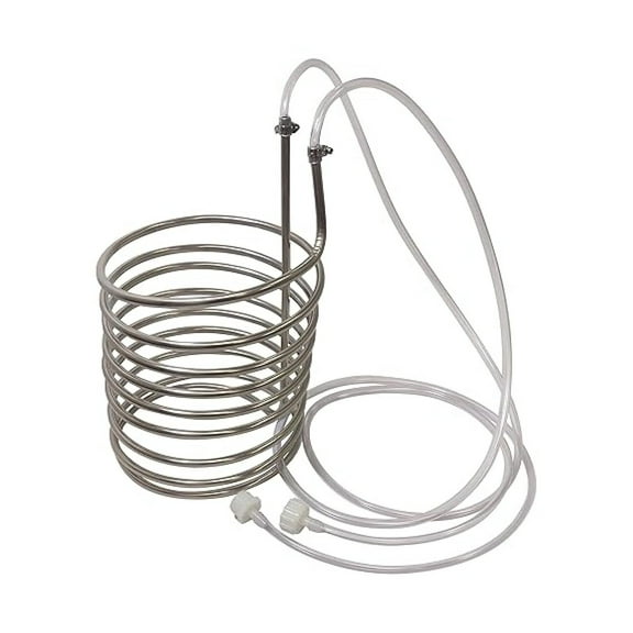 Stainless Steel Wort Chiller/Pre-Chiller, Silver