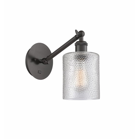 317-1W-OB-G112-LED-Innovations Lighting-Caledonia - 1 Light Wall Sconce In Industrial Style-11.38 Inches Tall and 5.3 Inches Wide Oil Rubbed Bronze