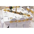 thumbnail image 3 of SHAR Blue Elastic Chair Headband with Buckle - Wedding Chair Bow (10pc), 3 of 5