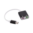 thumbnail image 3 of Graflsoa USB-C External Black Sound Card Compact 3.5mm Jack Adapter, 3 of 7