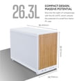 thumbnail image 2 of Chasis Lian Li A3-MATX-WD-26.3L en formato micro, color blanco, 2 of 7
