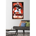 thumbnail image 2 of NFL Cleveland Browns - Myles Garrett 21 Wall Poster with Wooden Magnetic Frame, 22.375" x 34", 2 of 6