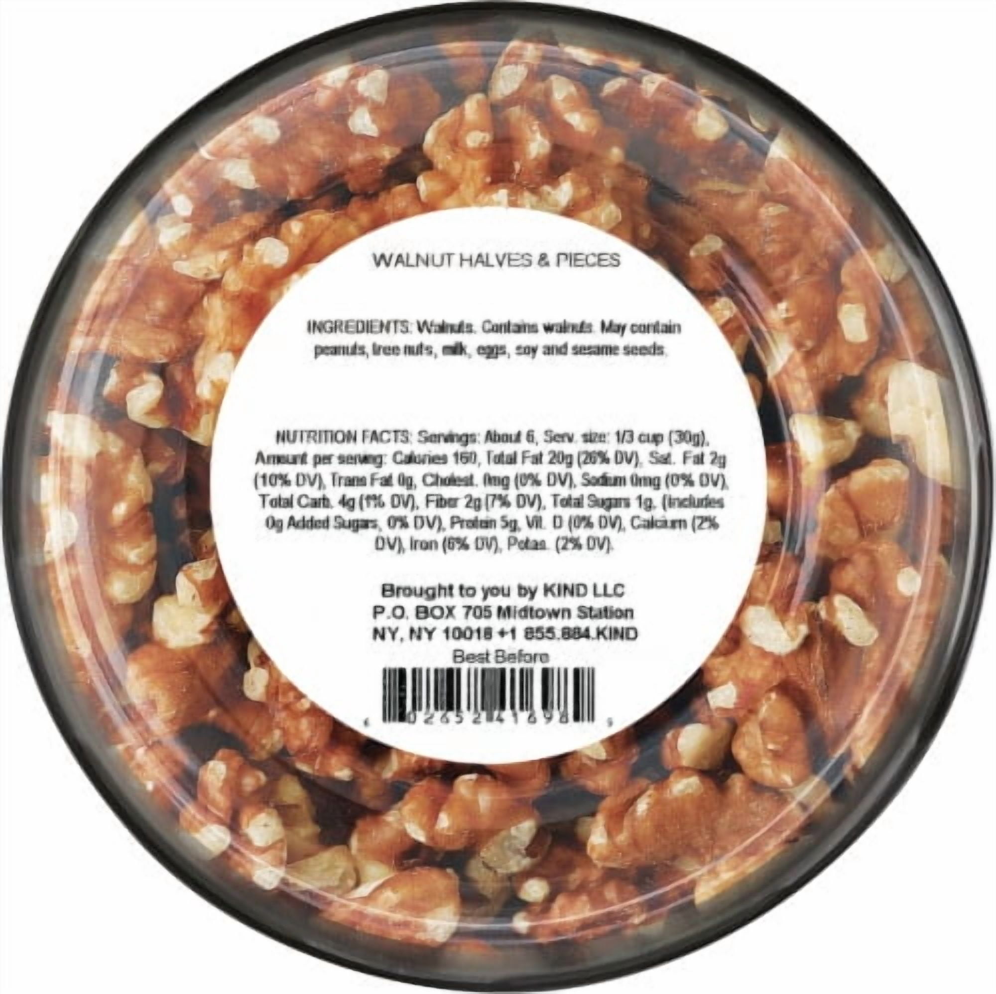 2X-KIND Walnut Halves and Pieces - 6.5 oz