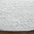thumbnail image 3 of SAFAVIEH Pine Nadia Solid Area Rug, Light Blue/Ivory, 6' x 6' Round, 3 of 10
