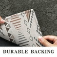 thumbnail image 6 of Brown Triangular Geometric Pattern Door Rugs,Washable Non Slip Door Mats Indoor,Decorative Door Mats,Entry Mat Indoor for Entrance,Bedroom,Kitchen,Bathroom,16"x24", 6 of 6
