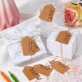 thumbnail image 3 of 150Pcs Heart Gift Tags Bulk Present Tag Labels 5 x 3cm BurlyWood Writable Paper Present Tags with 20M Jute Cord Love Hearts Cards, 3 of 5