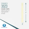 thumbnail image 2 of Dynarex Wound Closure Strips - Sterile, for Small Cuts & Skin with Sutures, Stitches, & Staples, White, 1/4” x 3” - 1 Case of 200 Wound Closure Strips, 2 of 7