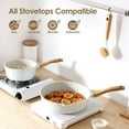 thumbnail image 4 of Nonstick Ceramic Cookware Set 13-Piece, Healthy Kitchen Pots and Pans with Stay-Cool Handles, 4 of 8