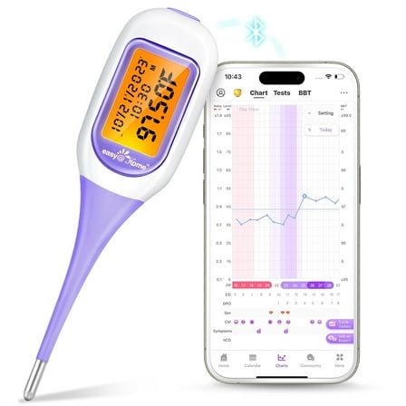 Easy@Home High Precision Digital Basal Thermometer