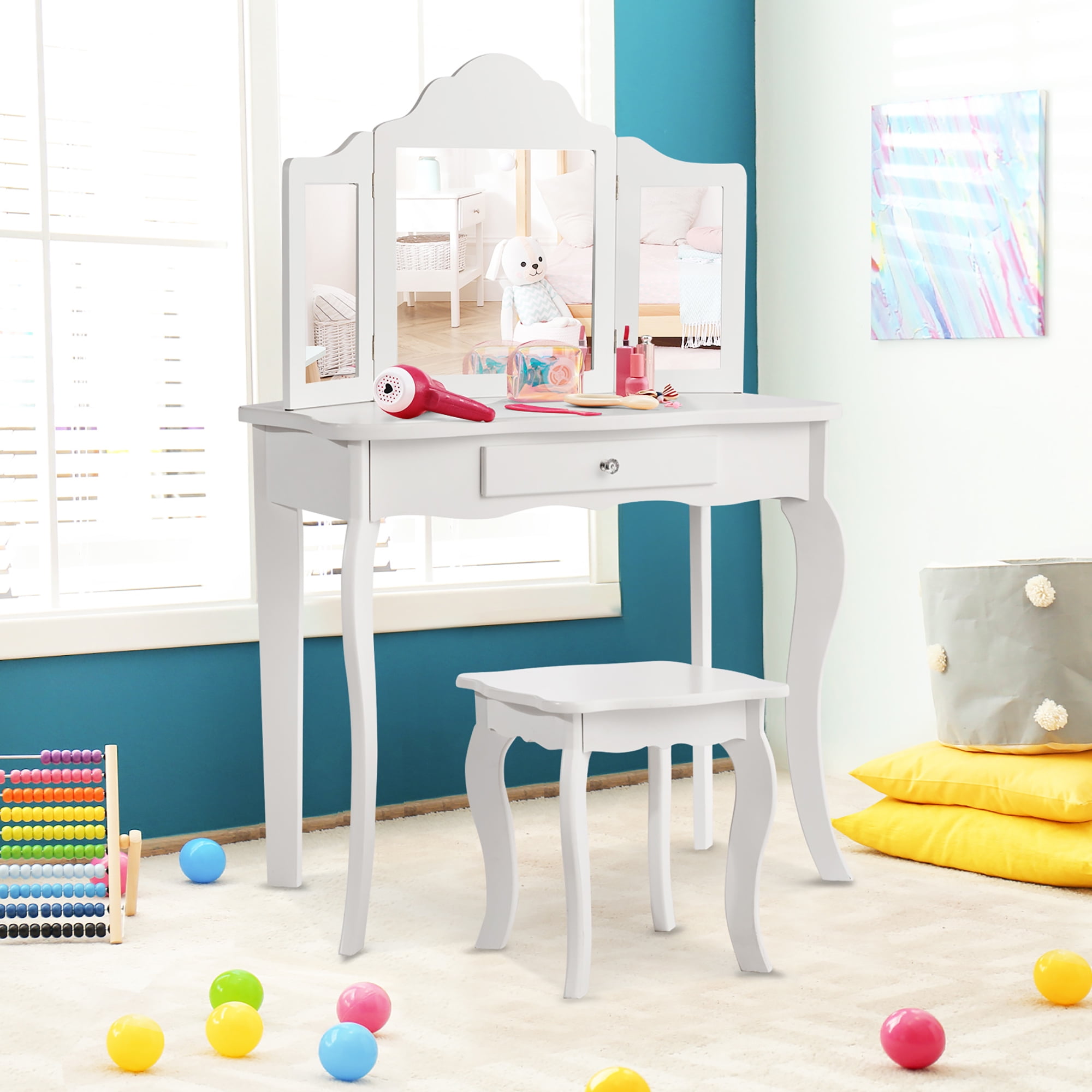 b and m dressing table