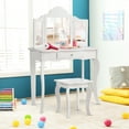 Costway Child's Vanity Table Set with Makeup Dressing, Children's Desk