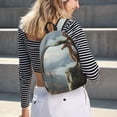 thumbnail image 5 of Lsque Autumn Dragon Mountain View Pattern Canvas Daypack, Durable Backpack, High-quality Versatile Backpack,Vintage Compact Backpack-Small, 5 of 6