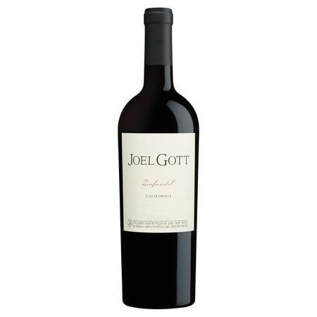 Joel Gott Zinfandel CaliforniaRed Wine, 750 ml Glass Bottle, 14.4% ABV